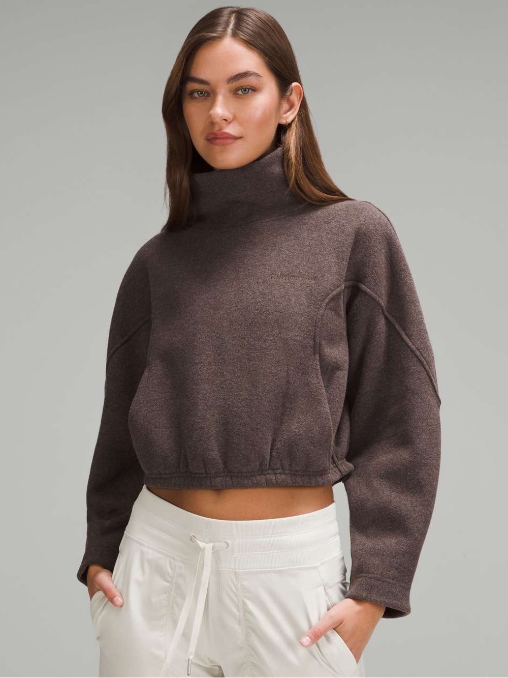 Lululemon Looped Terry Fleece Funnel Neck